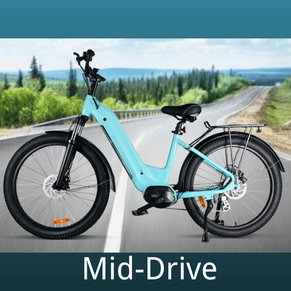Mid-drive motor advantages on electric bikes